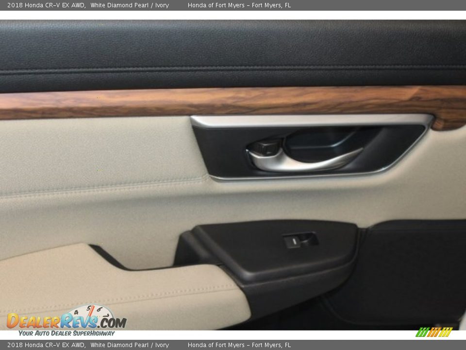 2018 Honda CR-V EX AWD White Diamond Pearl / Ivory Photo #22