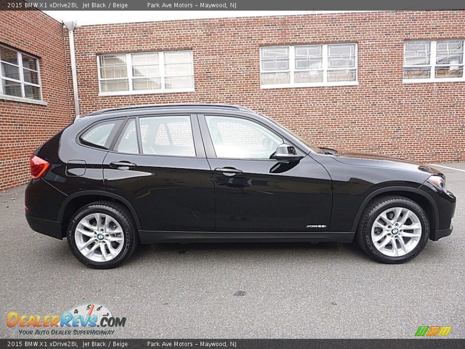 2015 BMW X1 xDrive28i Jet Black / Beige Photo #6