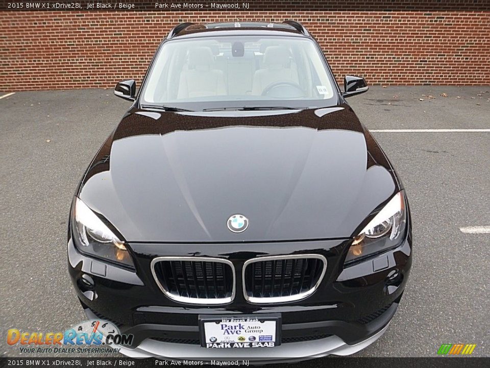 2015 BMW X1 xDrive28i Jet Black / Beige Photo #8