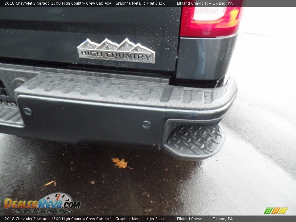 2018 Chevrolet Silverado 1500 High Country Crew Cab 4x4 Graphite Metallic / Jet Black Photo #12