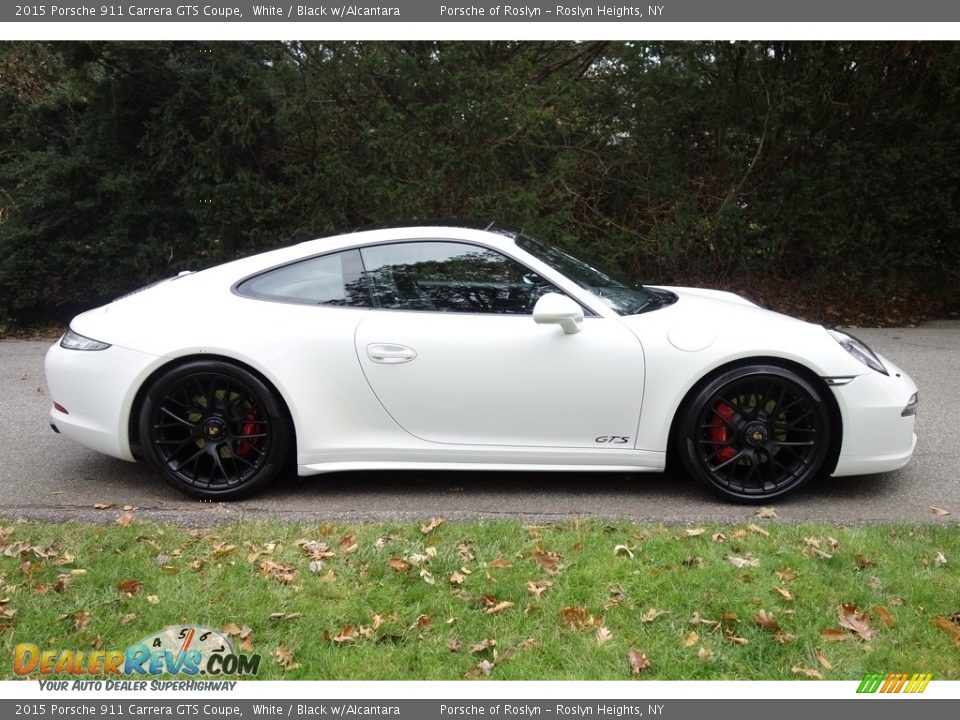 2015 Porsche 911 Carrera GTS Coupe White / Black w/Alcantara Photo #7