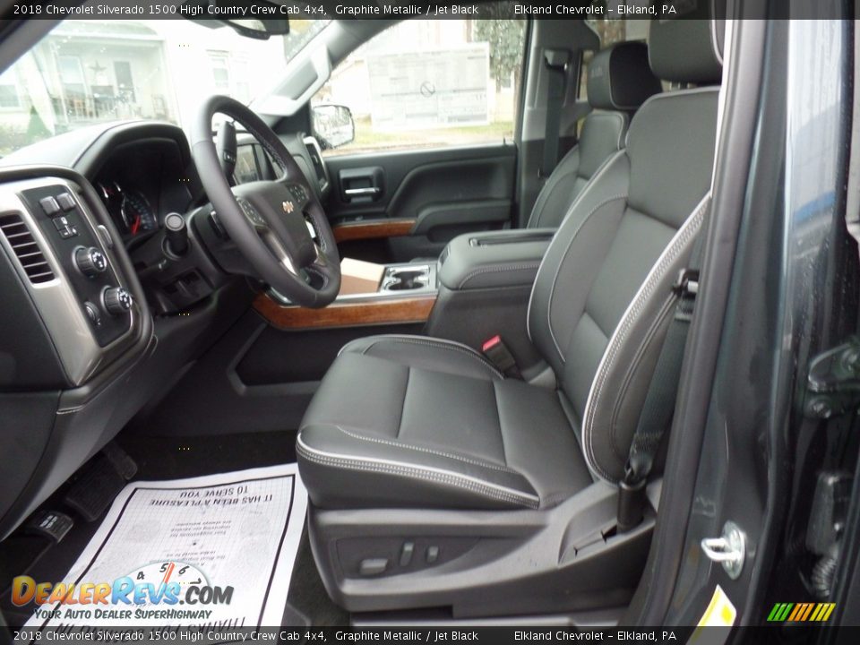 2018 Chevrolet Silverado 1500 High Country Crew Cab 4x4 Graphite Metallic / Jet Black Photo #20