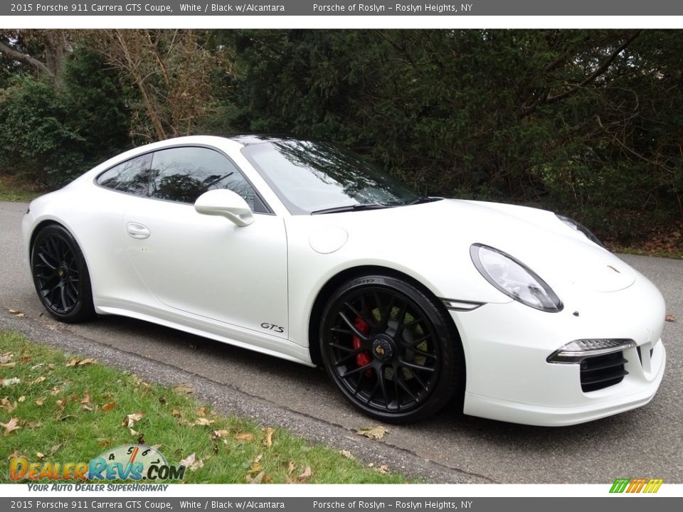 2015 Porsche 911 Carrera GTS Coupe White / Black w/Alcantara Photo #8