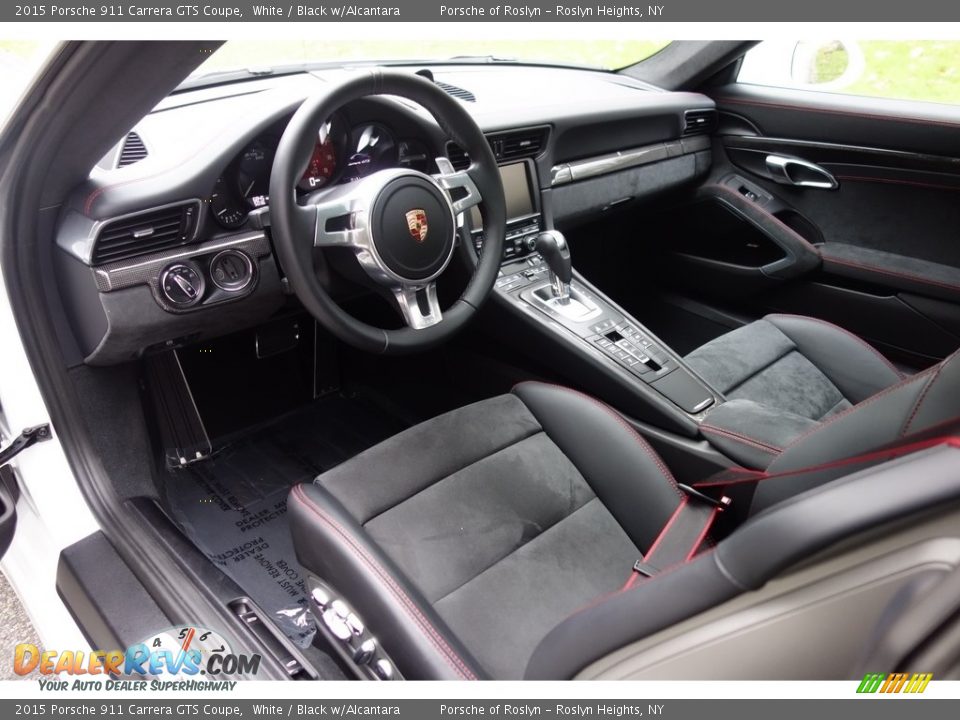 2015 Porsche 911 Carrera GTS Coupe White / Black w/Alcantara Photo #11