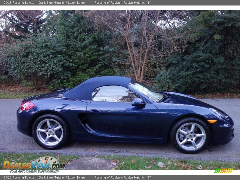 2015 Porsche Boxster Dark Blue Metallic / Luxor Beige Photo #7