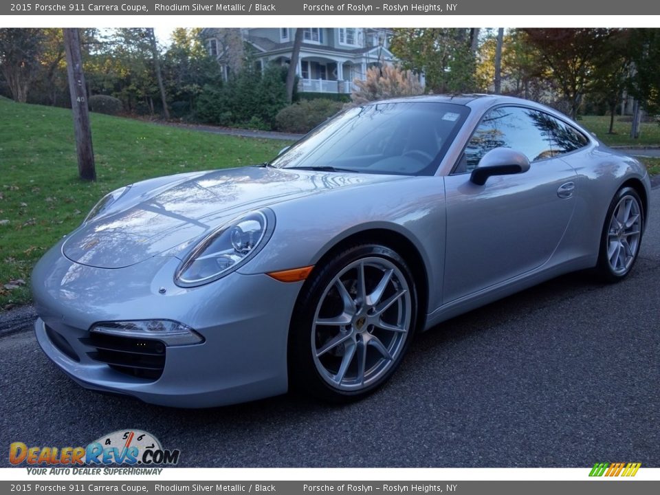 2015 Porsche 911 Carrera Coupe Rhodium Silver Metallic / Black Photo #1