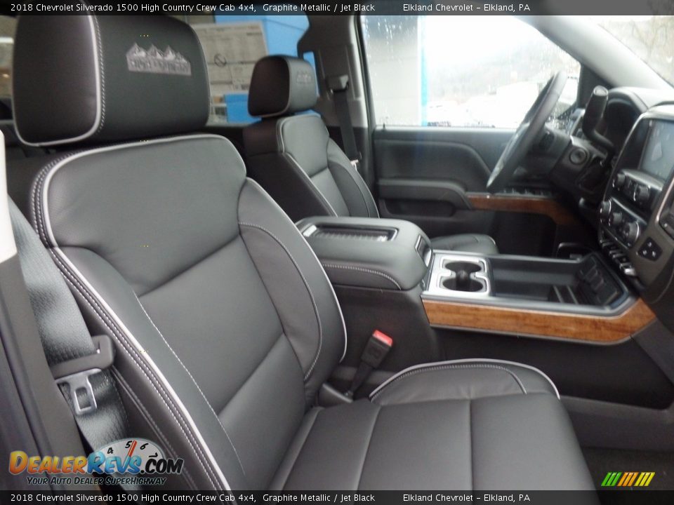 2018 Chevrolet Silverado 1500 High Country Crew Cab 4x4 Graphite Metallic / Jet Black Photo #17