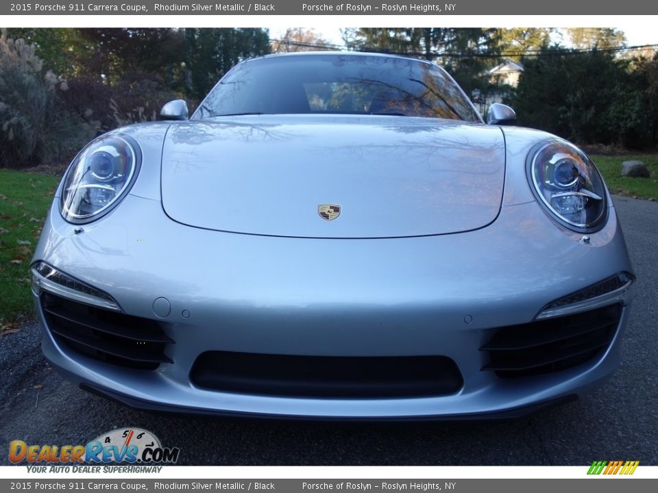 2015 Porsche 911 Carrera Coupe Rhodium Silver Metallic / Black Photo #2