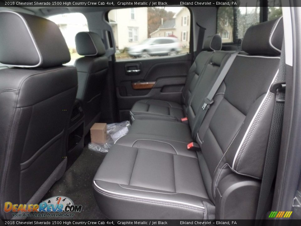 2018 Chevrolet Silverado 1500 High Country Crew Cab 4x4 Graphite Metallic / Jet Black Photo #21