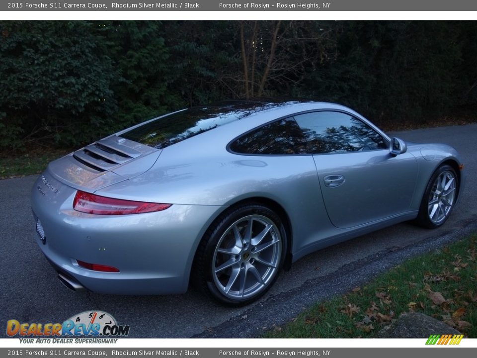 2015 Porsche 911 Carrera Coupe Rhodium Silver Metallic / Black Photo #7
