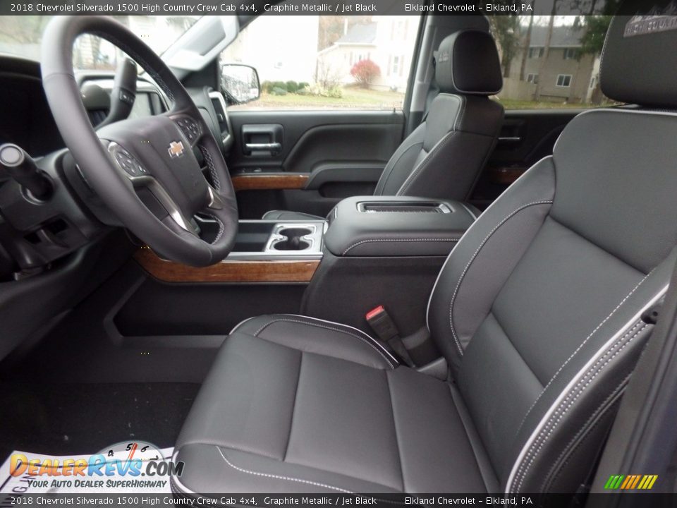 2018 Chevrolet Silverado 1500 High Country Crew Cab 4x4 Graphite Metallic / Jet Black Photo #24