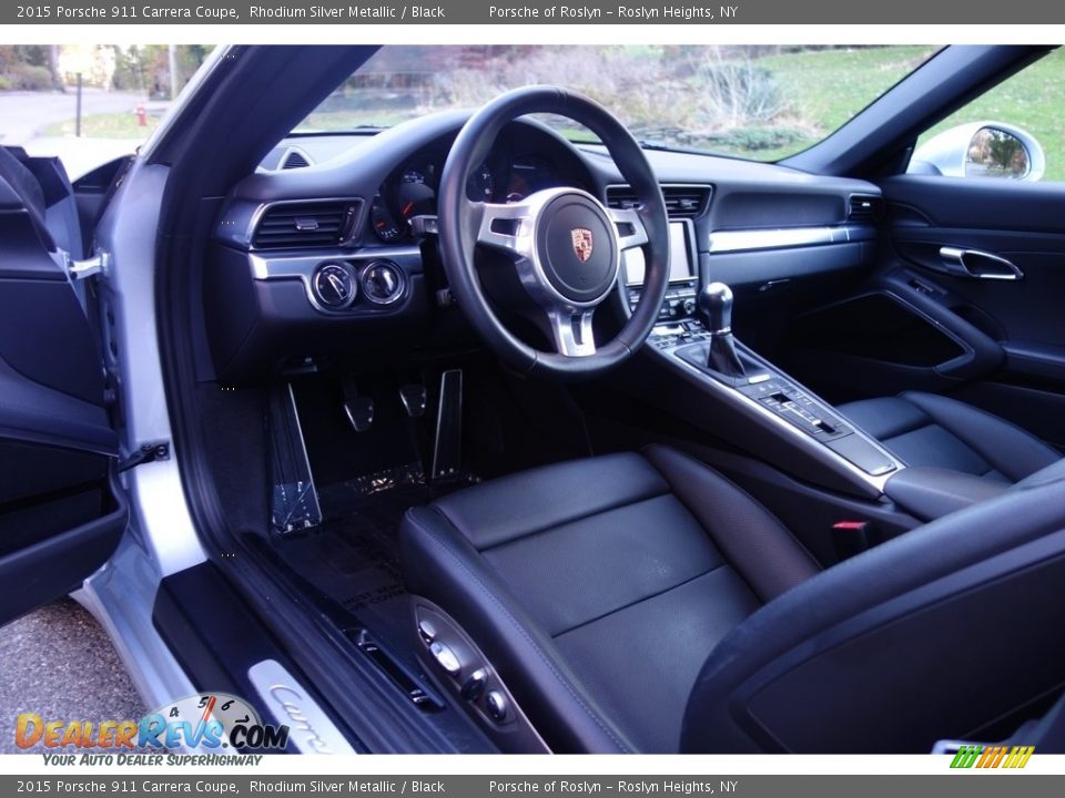 2015 Porsche 911 Carrera Coupe Rhodium Silver Metallic / Black Photo #11