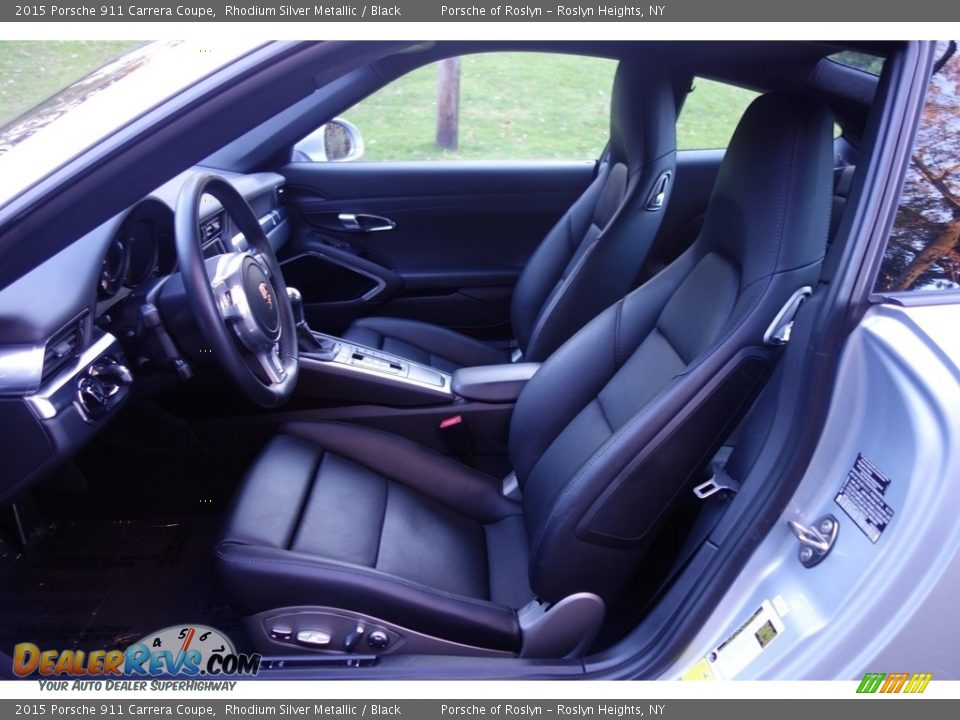 2015 Porsche 911 Carrera Coupe Rhodium Silver Metallic / Black Photo #13