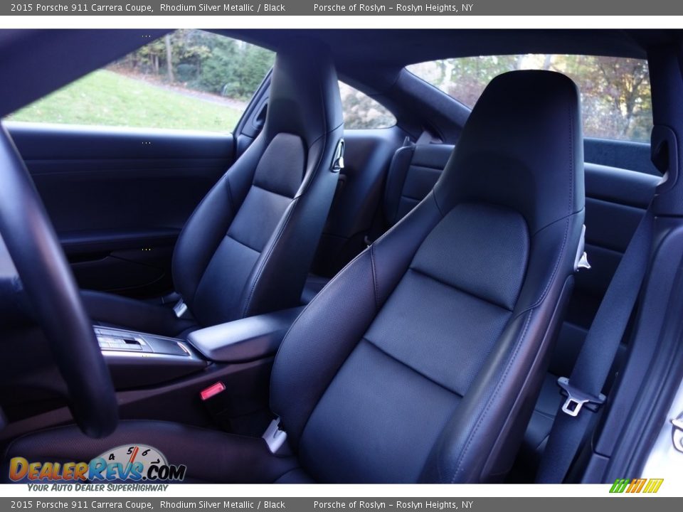 2015 Porsche 911 Carrera Coupe Rhodium Silver Metallic / Black Photo #14