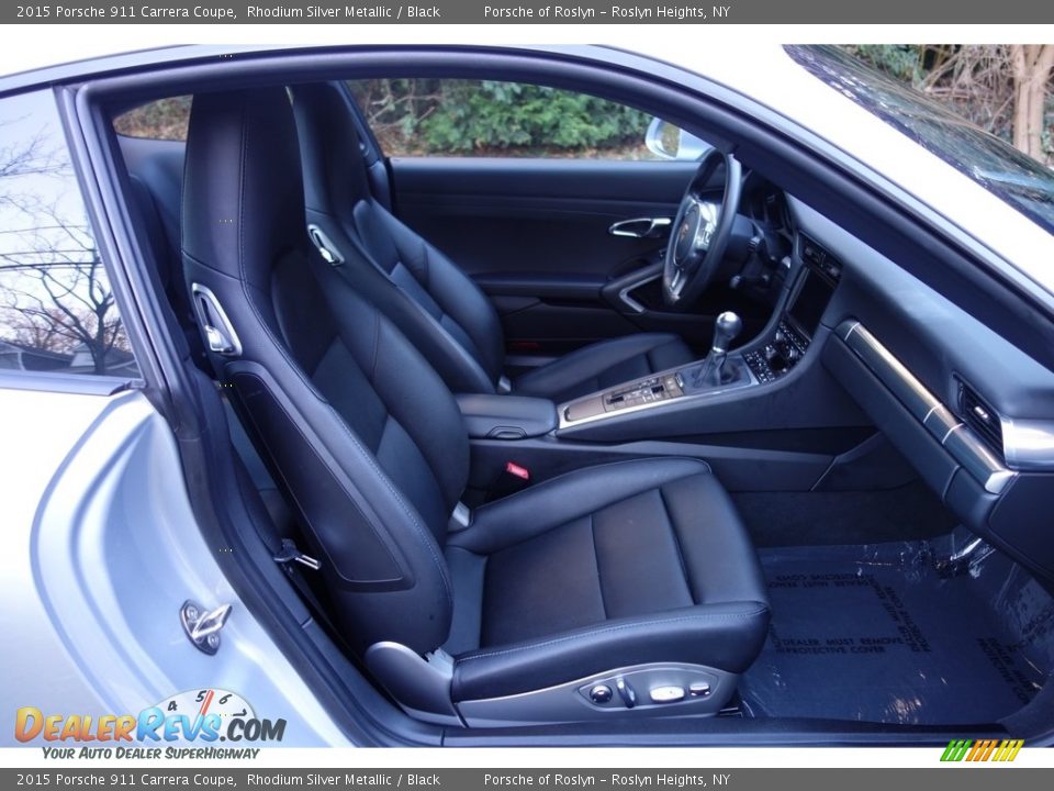 2015 Porsche 911 Carrera Coupe Rhodium Silver Metallic / Black Photo #16