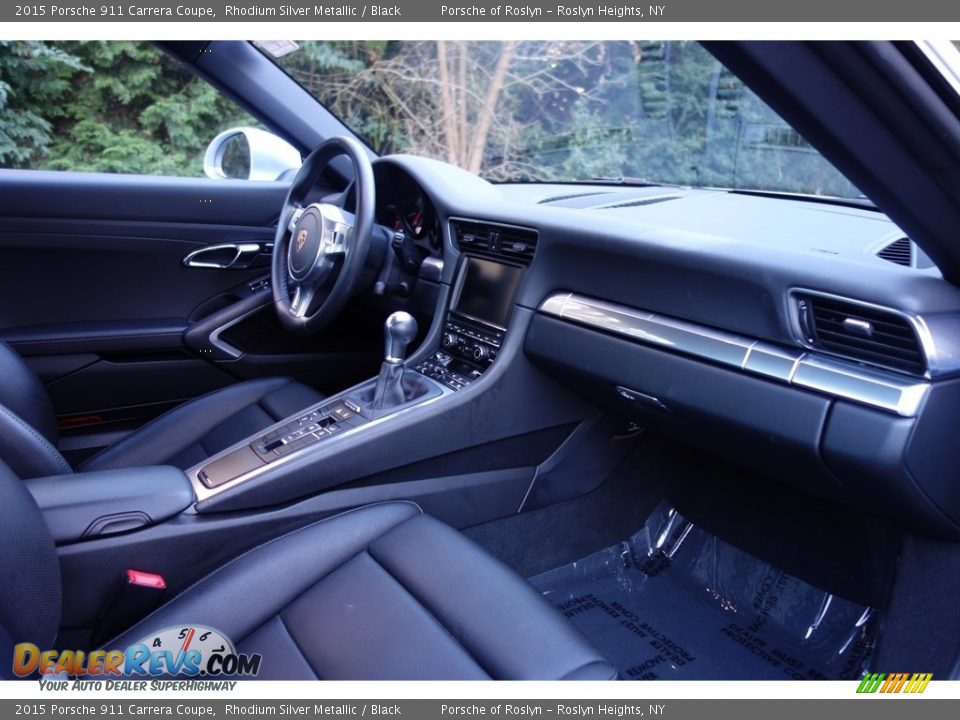 2015 Porsche 911 Carrera Coupe Rhodium Silver Metallic / Black Photo #17