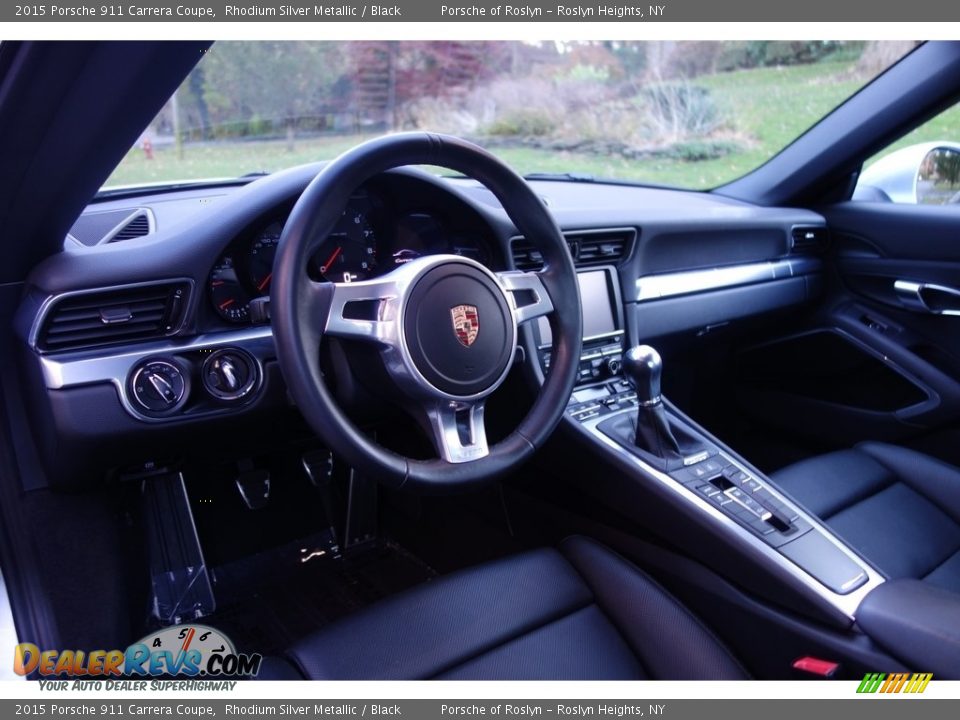 2015 Porsche 911 Carrera Coupe Rhodium Silver Metallic / Black Photo #19