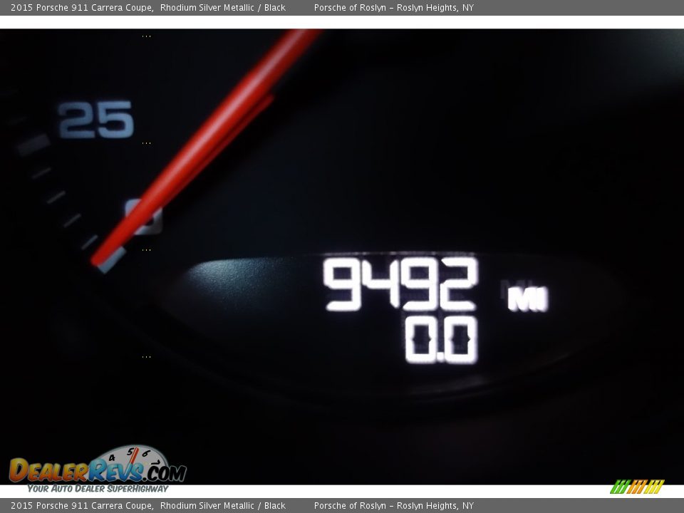 2015 Porsche 911 Carrera Coupe Rhodium Silver Metallic / Black Photo #20