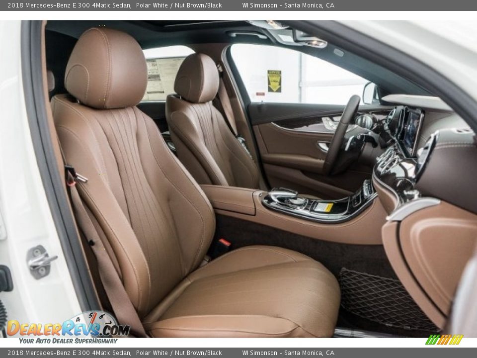 Nut Brown/Black Interior - 2018 Mercedes-Benz E 300 4Matic Sedan Photo #2