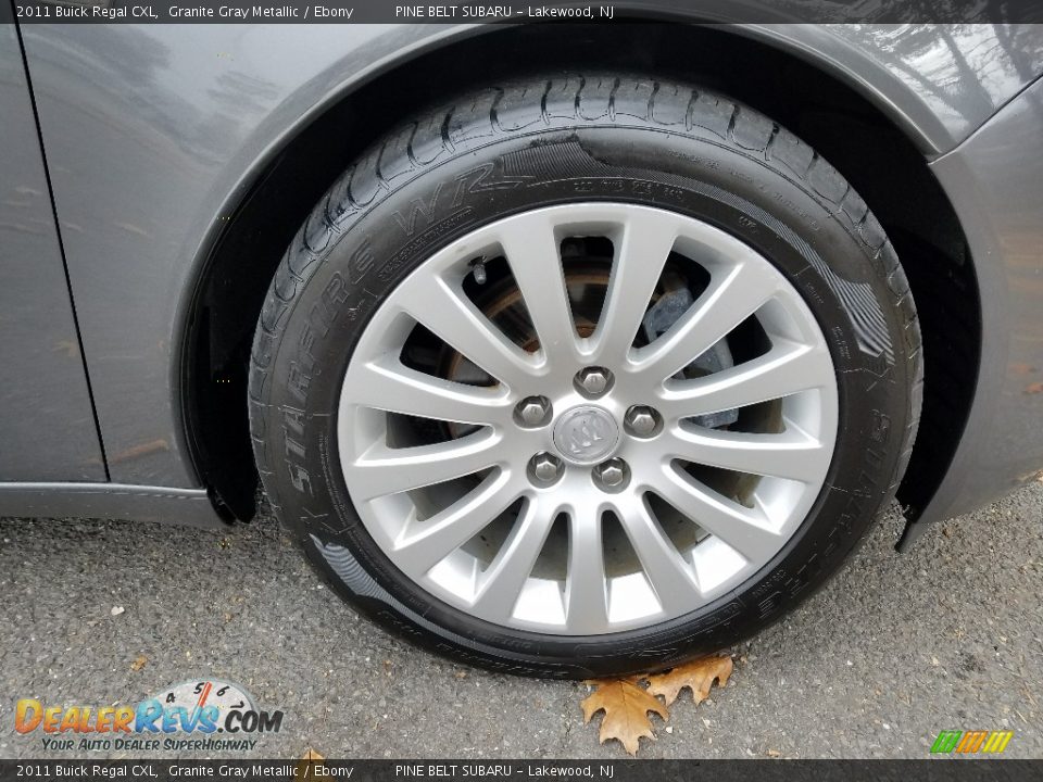 2011 Buick Regal CXL Granite Gray Metallic / Ebony Photo #9