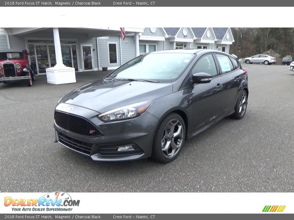 2018 Ford Focus ST Hatch Magnetic / Charcoal Black Photo #3