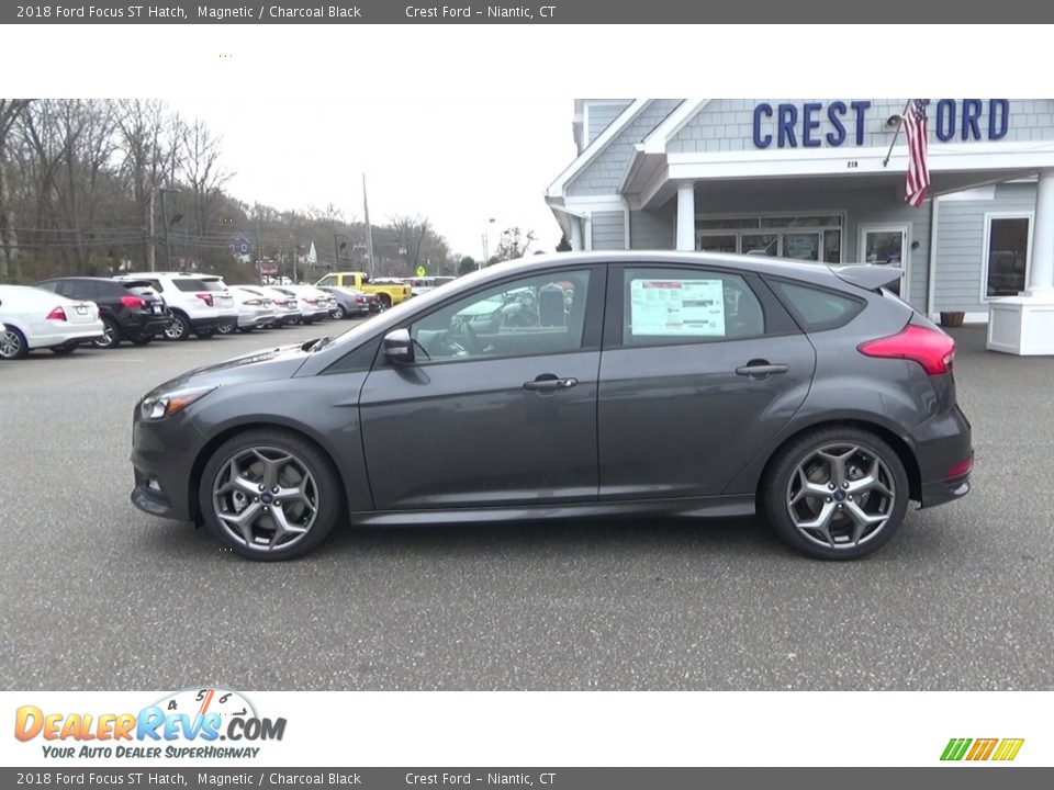 2018 Ford Focus ST Hatch Magnetic / Charcoal Black Photo #4