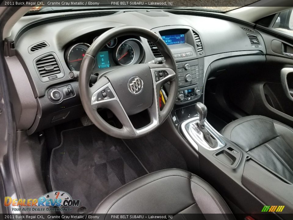 2011 Buick Regal CXL Granite Gray Metallic / Ebony Photo #23