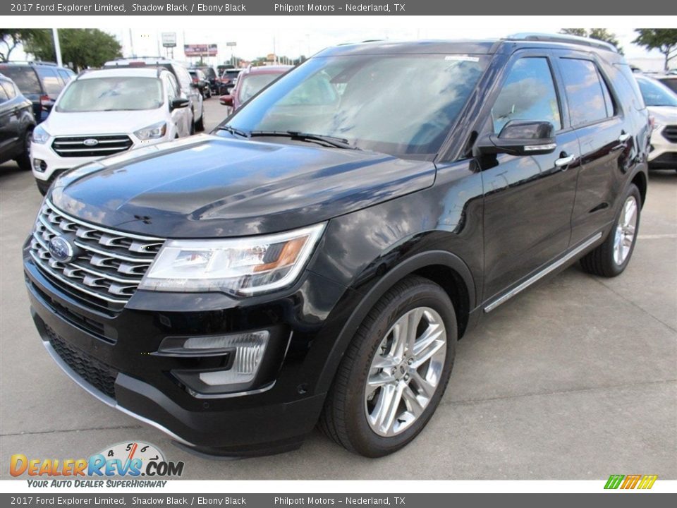 2017 Ford Explorer Limited Shadow Black / Ebony Black Photo #3