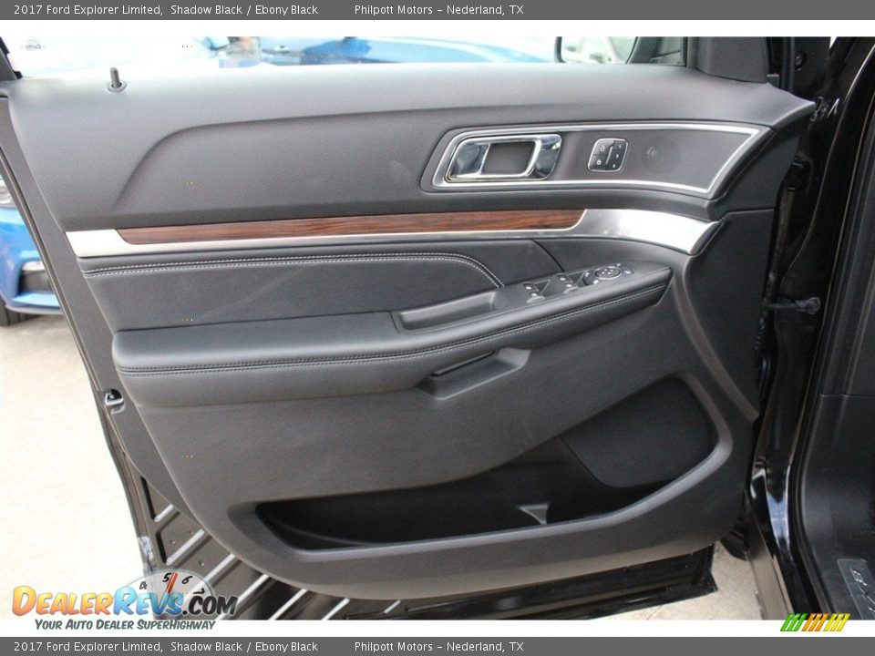 2017 Ford Explorer Limited Shadow Black / Ebony Black Photo #8