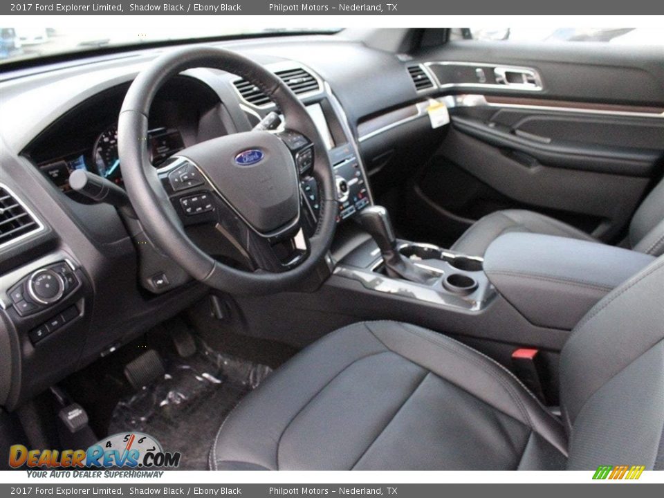 2017 Ford Explorer Limited Shadow Black / Ebony Black Photo #9