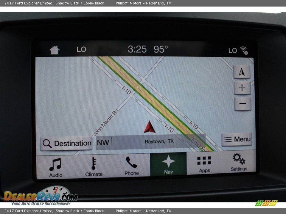 2017 Ford Explorer Limited Shadow Black / Ebony Black Photo #13