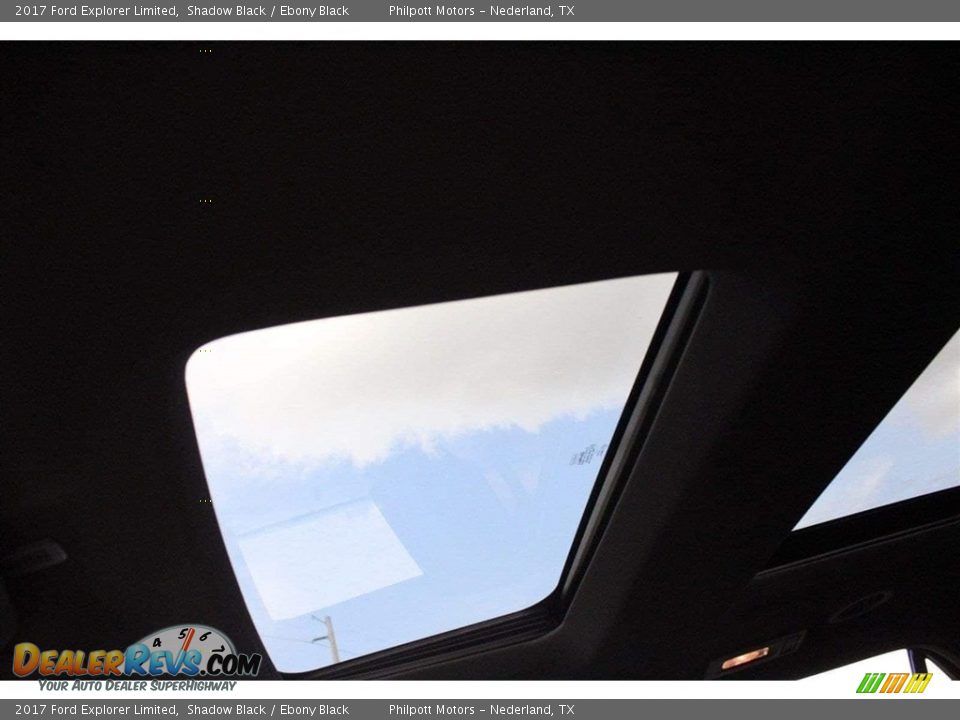 2017 Ford Explorer Limited Shadow Black / Ebony Black Photo #17