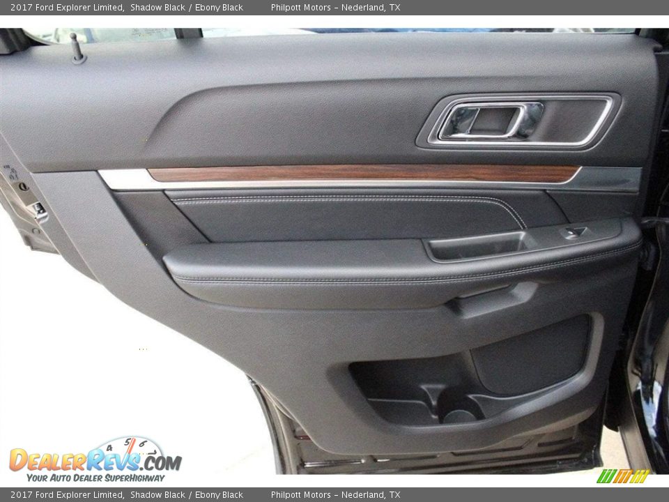 2017 Ford Explorer Limited Shadow Black / Ebony Black Photo #18