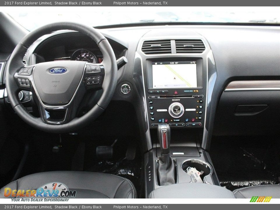 2017 Ford Explorer Limited Shadow Black / Ebony Black Photo #20