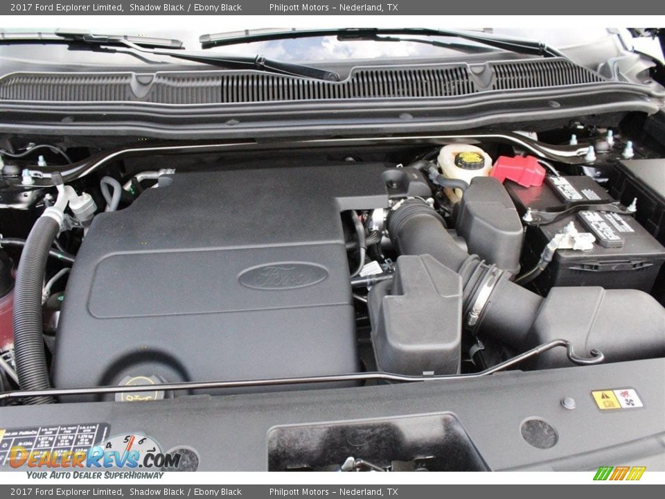 2017 Ford Explorer Limited Shadow Black / Ebony Black Photo #24