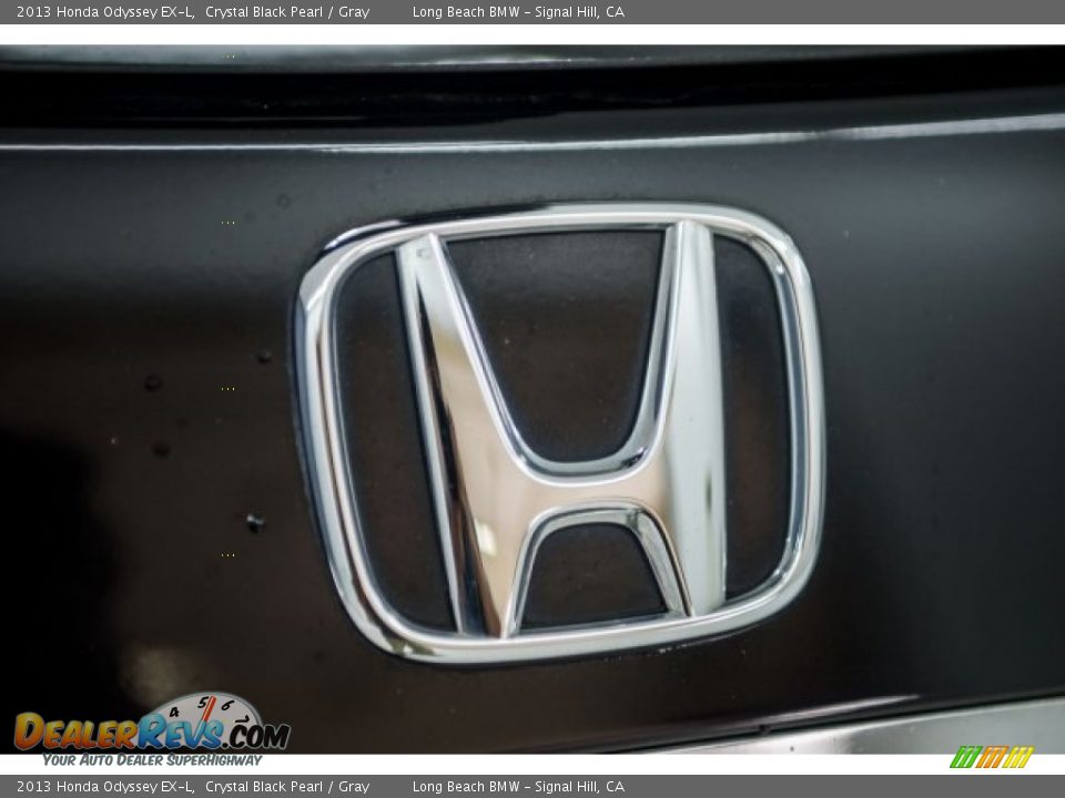 2013 Honda Odyssey EX-L Crystal Black Pearl / Gray Photo #19