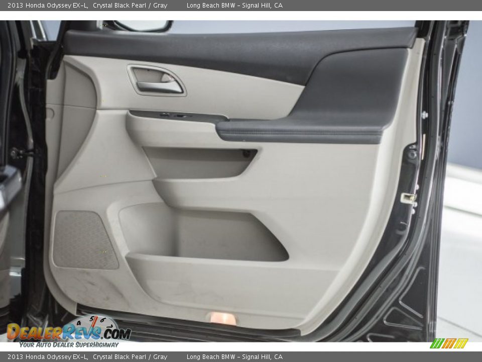 2013 Honda Odyssey EX-L Crystal Black Pearl / Gray Photo #22