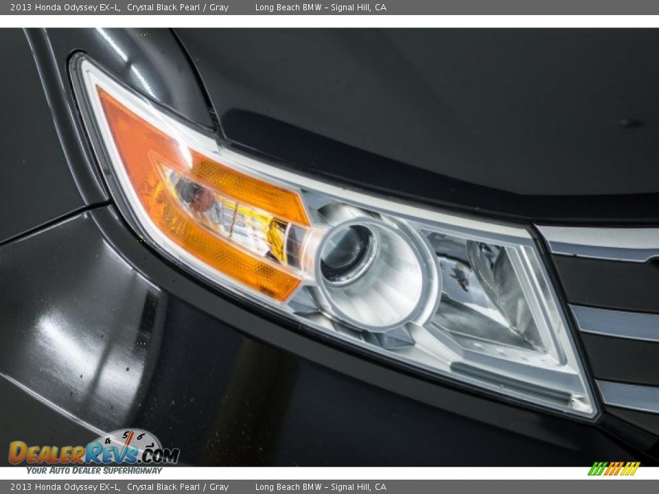2013 Honda Odyssey EX-L Crystal Black Pearl / Gray Photo #23