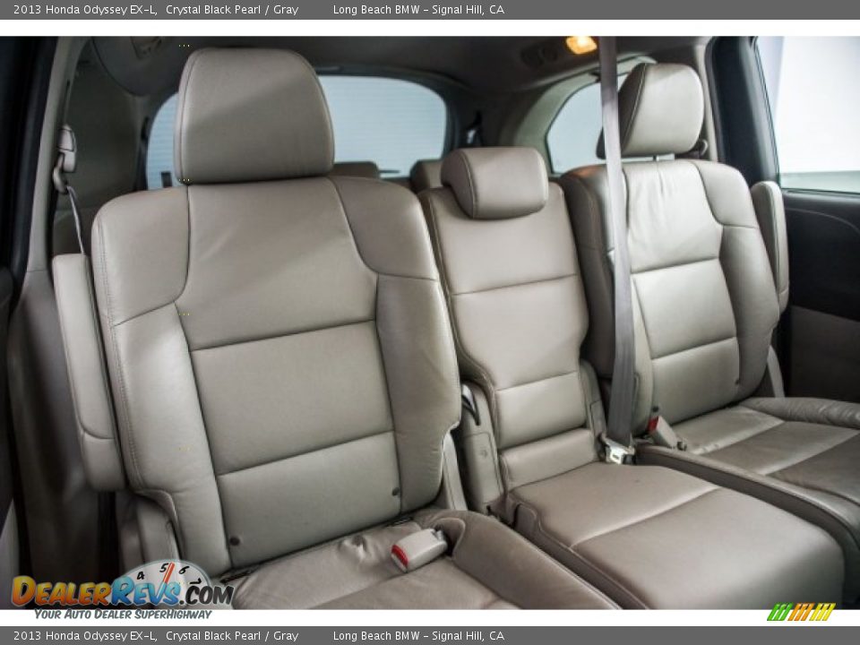2013 Honda Odyssey EX-L Crystal Black Pearl / Gray Photo #25