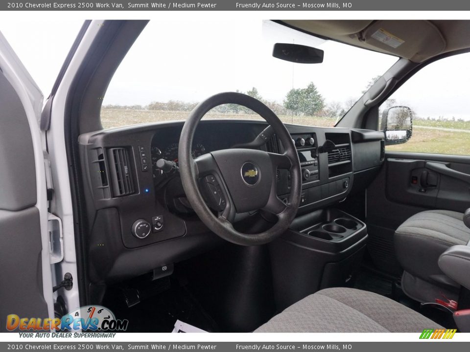2010 Chevrolet Express 2500 Work Van Summit White / Medium Pewter Photo #15