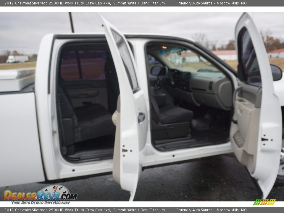 2012 Chevrolet Silverado 2500HD Work Truck Crew Cab 4x4 Summit White / Dark Titanium Photo #4