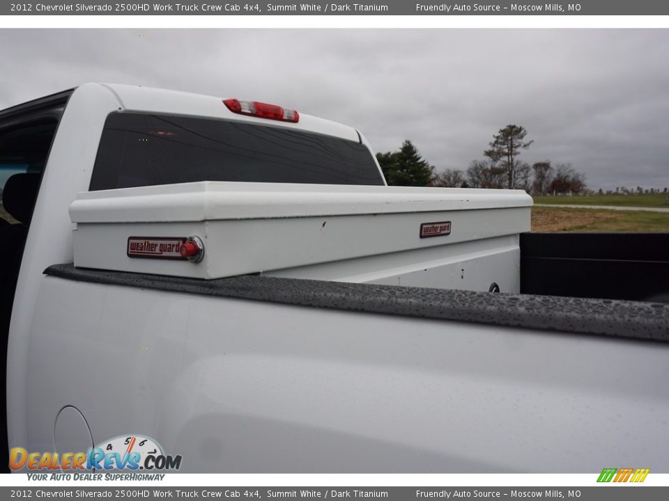 2012 Chevrolet Silverado 2500HD Work Truck Crew Cab 4x4 Summit White / Dark Titanium Photo #17