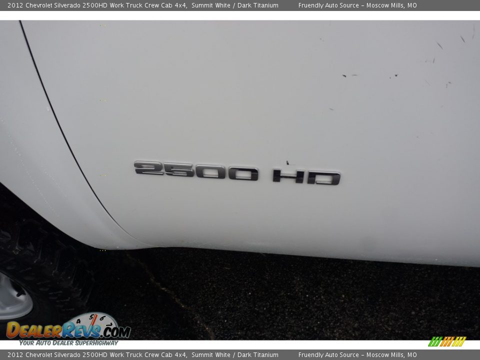 2012 Chevrolet Silverado 2500HD Work Truck Crew Cab 4x4 Summit White / Dark Titanium Photo #23