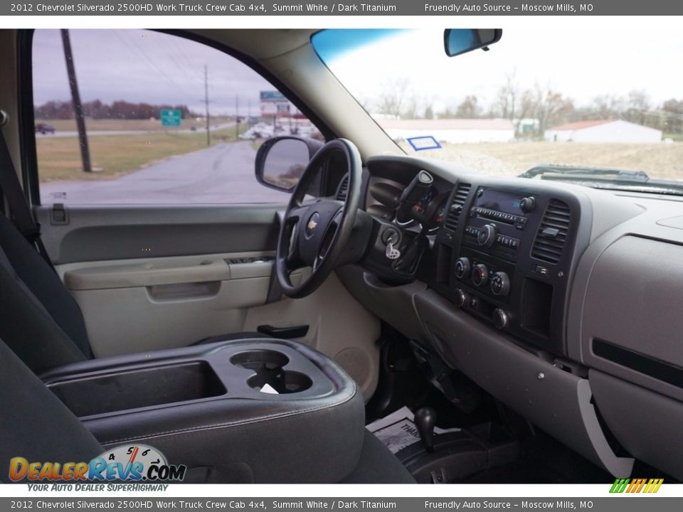 2012 Chevrolet Silverado 2500HD Work Truck Crew Cab 4x4 Summit White / Dark Titanium Photo #31