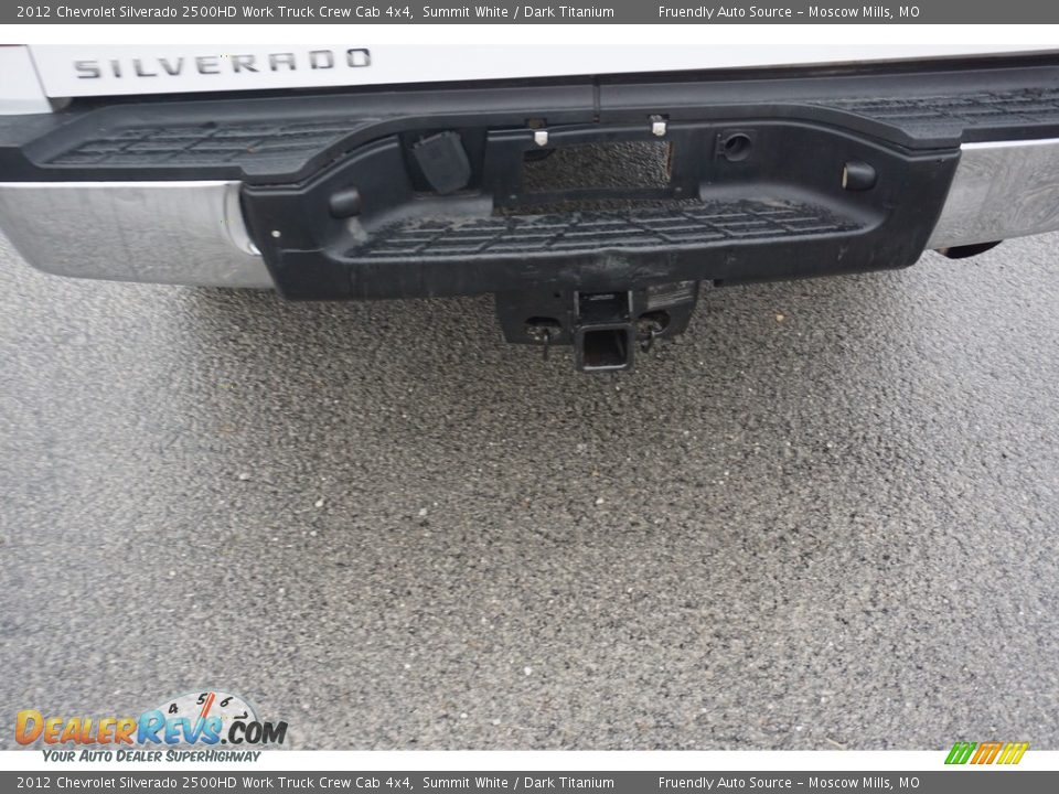 2012 Chevrolet Silverado 2500HD Work Truck Crew Cab 4x4 Summit White / Dark Titanium Photo #36