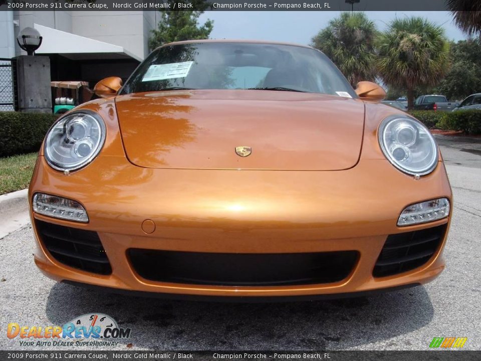 2009 Porsche 911 Carrera Coupe Nordic Gold Metallic / Black Photo #7