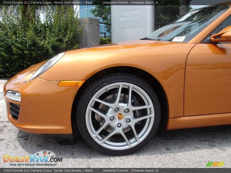 2009 Porsche 911 Carrera Coupe Nordic Gold Metallic / Black Photo #8