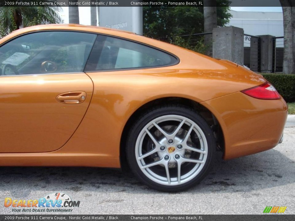 2009 Porsche 911 Carrera Coupe Nordic Gold Metallic / Black Photo #9