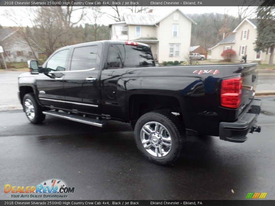 2018 Chevrolet Silverado 2500HD High Country Crew Cab 4x4 Black / Jet Black Photo #5