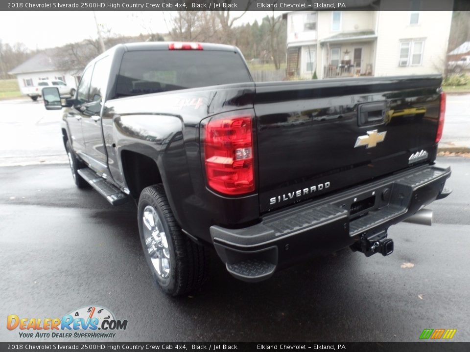 2018 Chevrolet Silverado 2500HD High Country Crew Cab 4x4 Black / Jet Black Photo #6